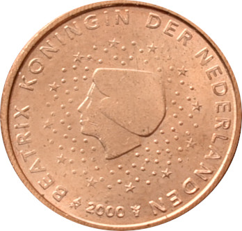 Holandsko 2 Cent 2000