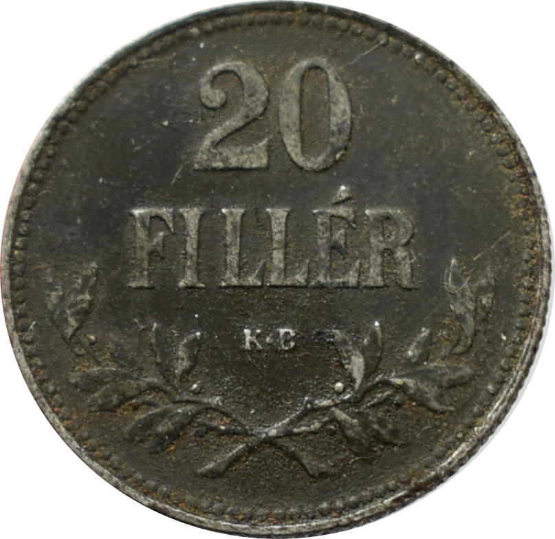 F.J. 20 Fillér 1916 K.B.