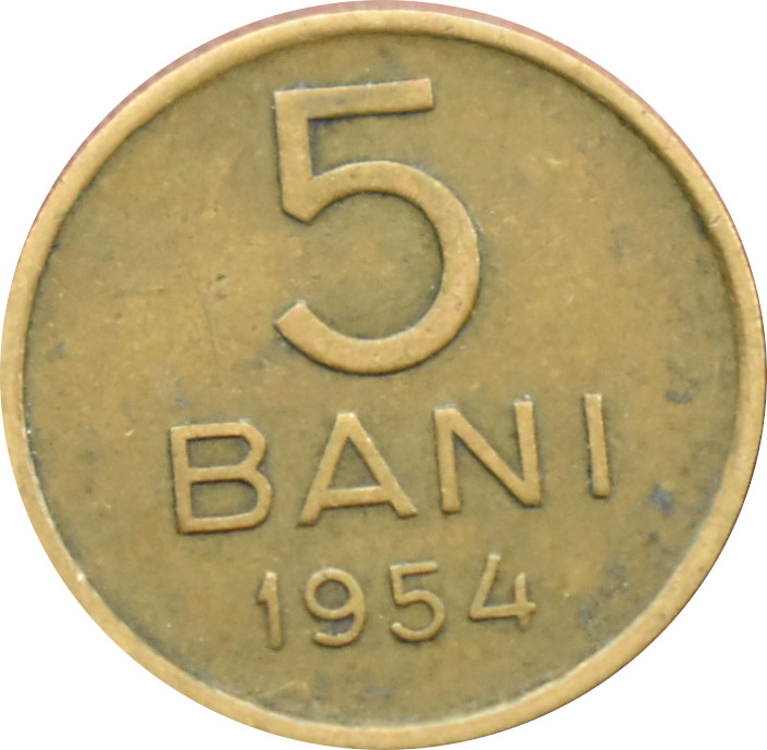 Rumunsko 5 Bani 1954