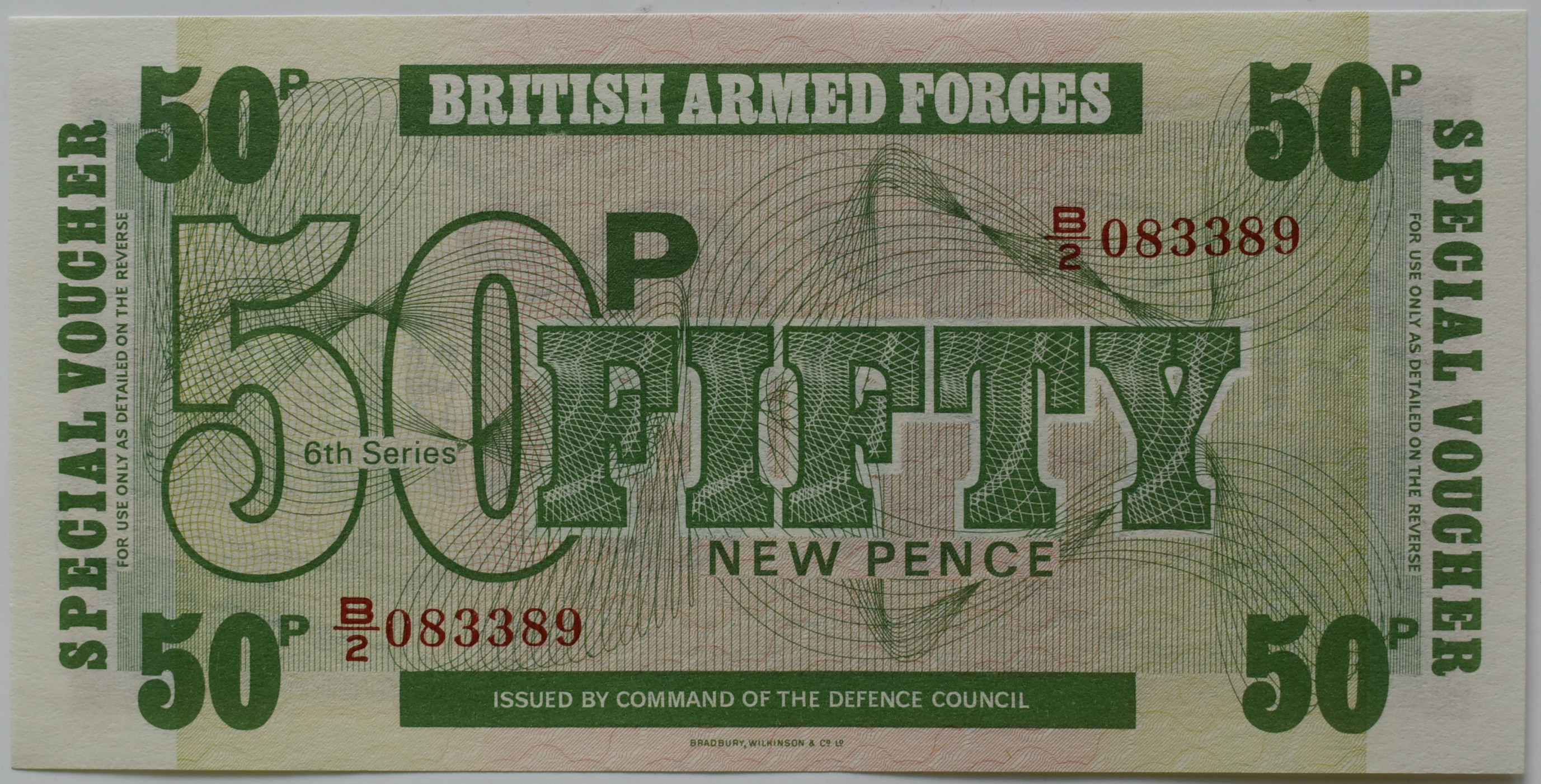 Anglicko 50 New Pence 1972