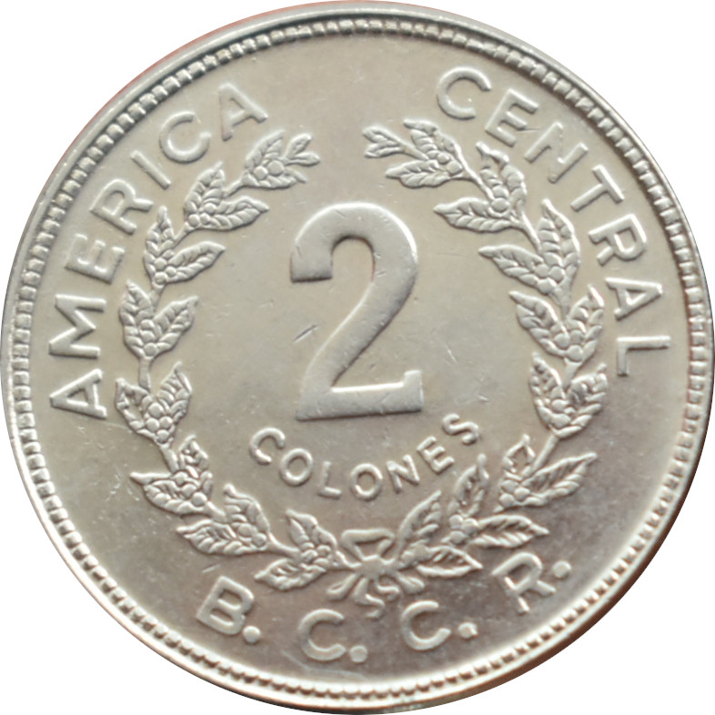 Kostarika 2 Colones 1983