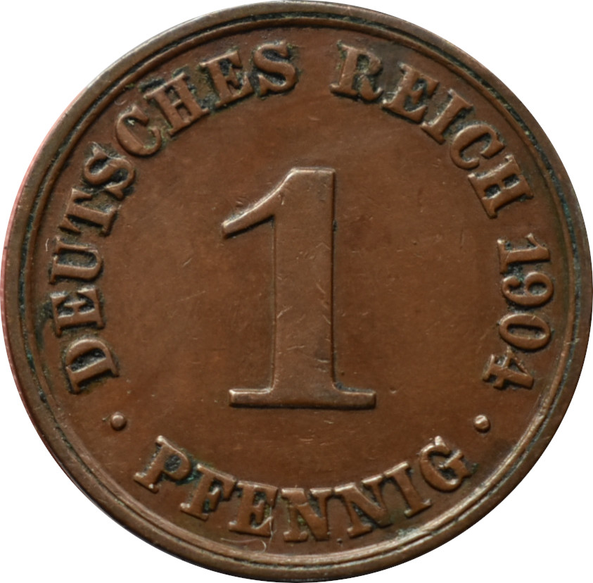 Nemecko - Nemecká ríša 1 Pfennig 1904 A