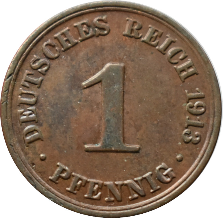 Nemecko - Nemecká ríša 1 Pfennig 1913 A