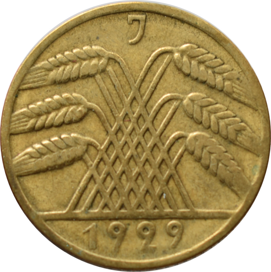 Nemecko - Weimarská republika 10 Reichspfennig 1929 J