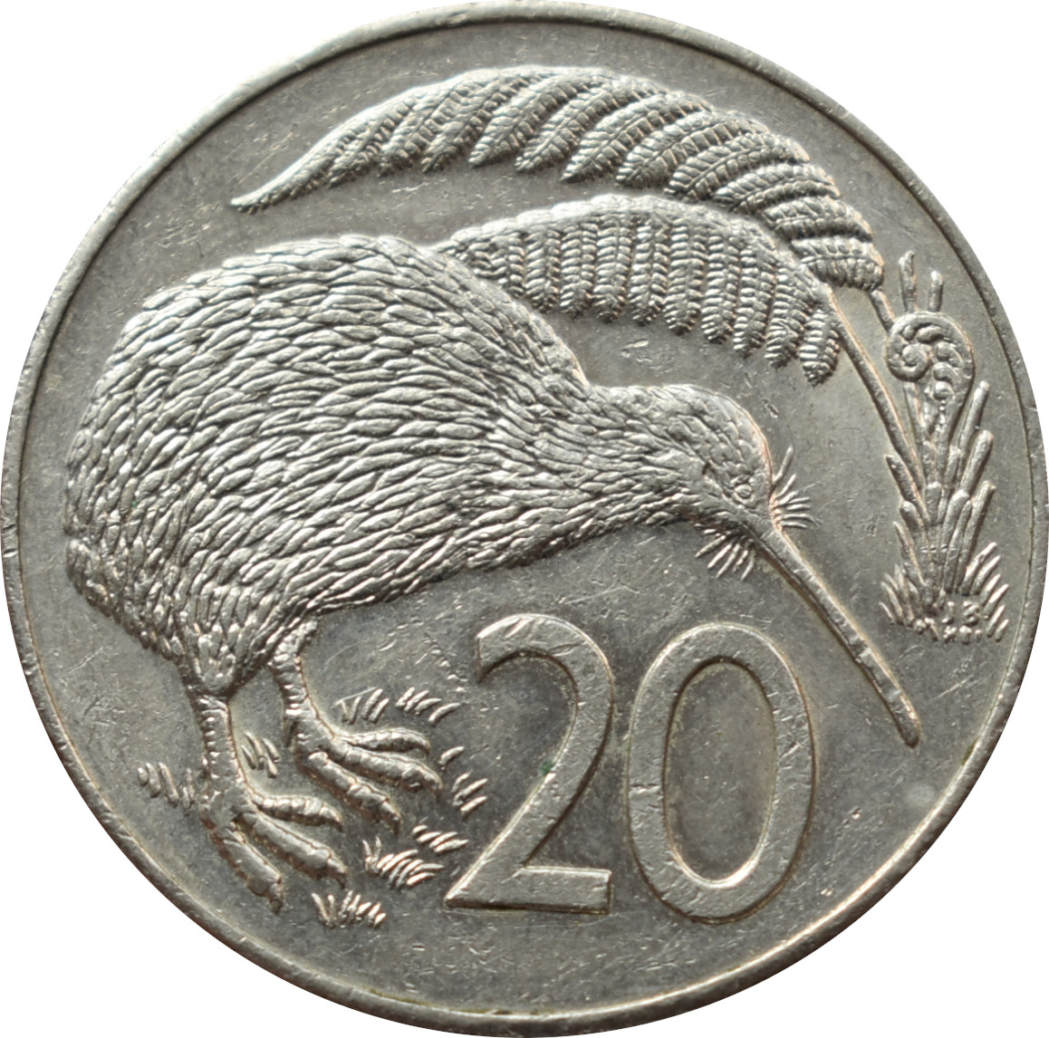 Nový Zéland 20 Cents 1989