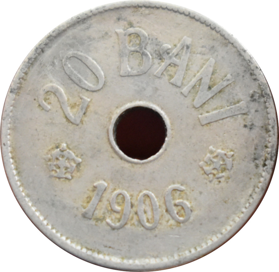 Rumunsko 20 Bani 1906 
