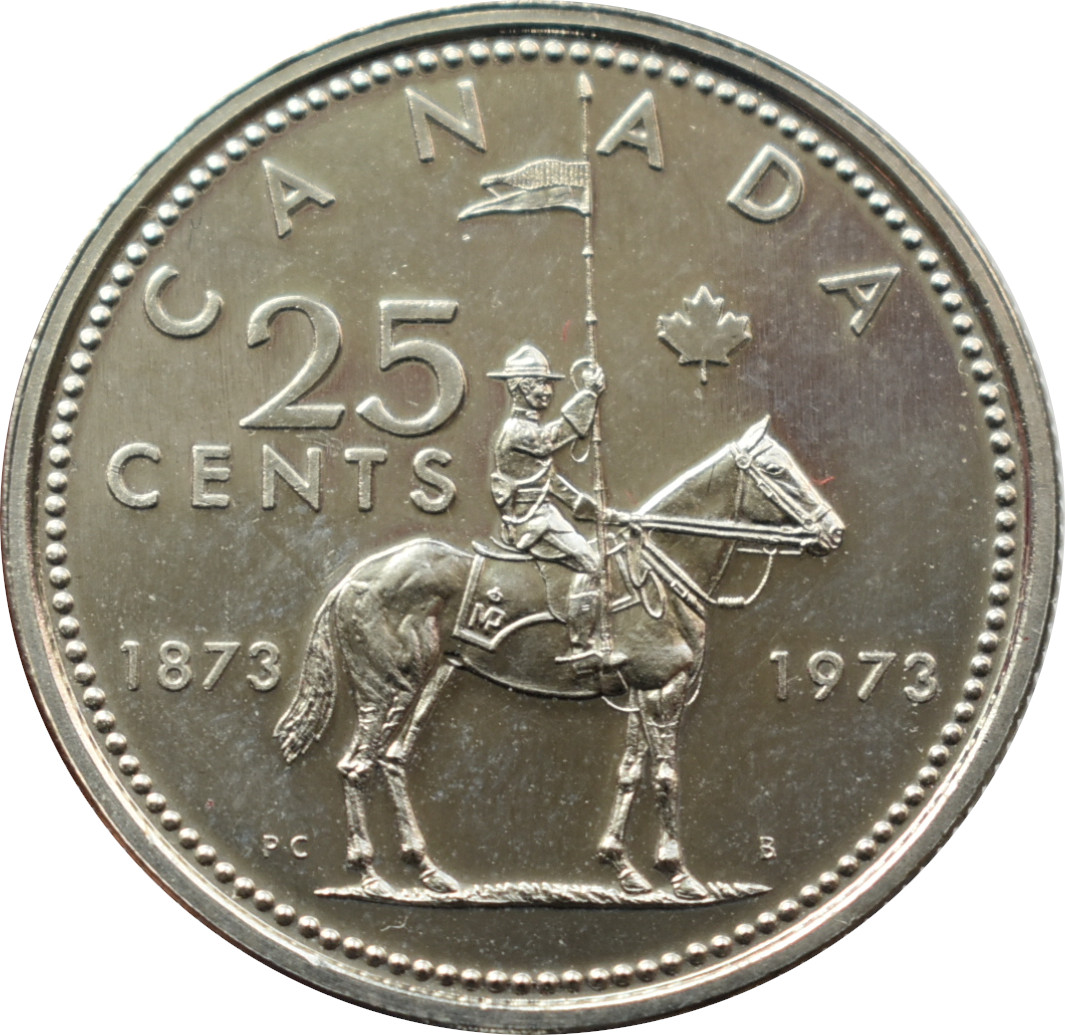 Kanada 25 Cents 1973