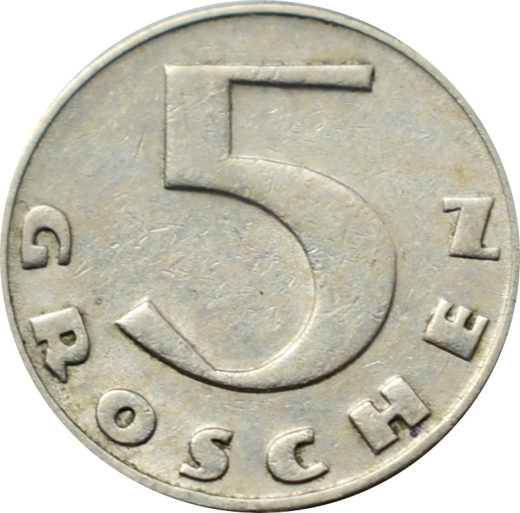 Rakúsko 5 Groschen 1931