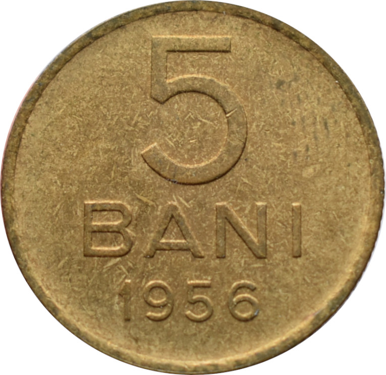 Rumunsko 5 Bani 1956