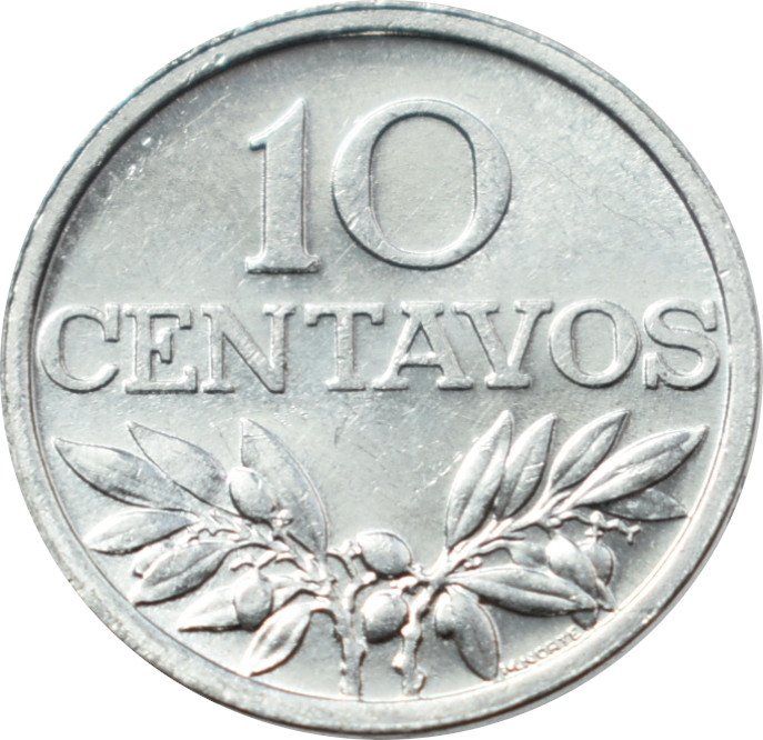 Portugalsko 10 Centavos 1971