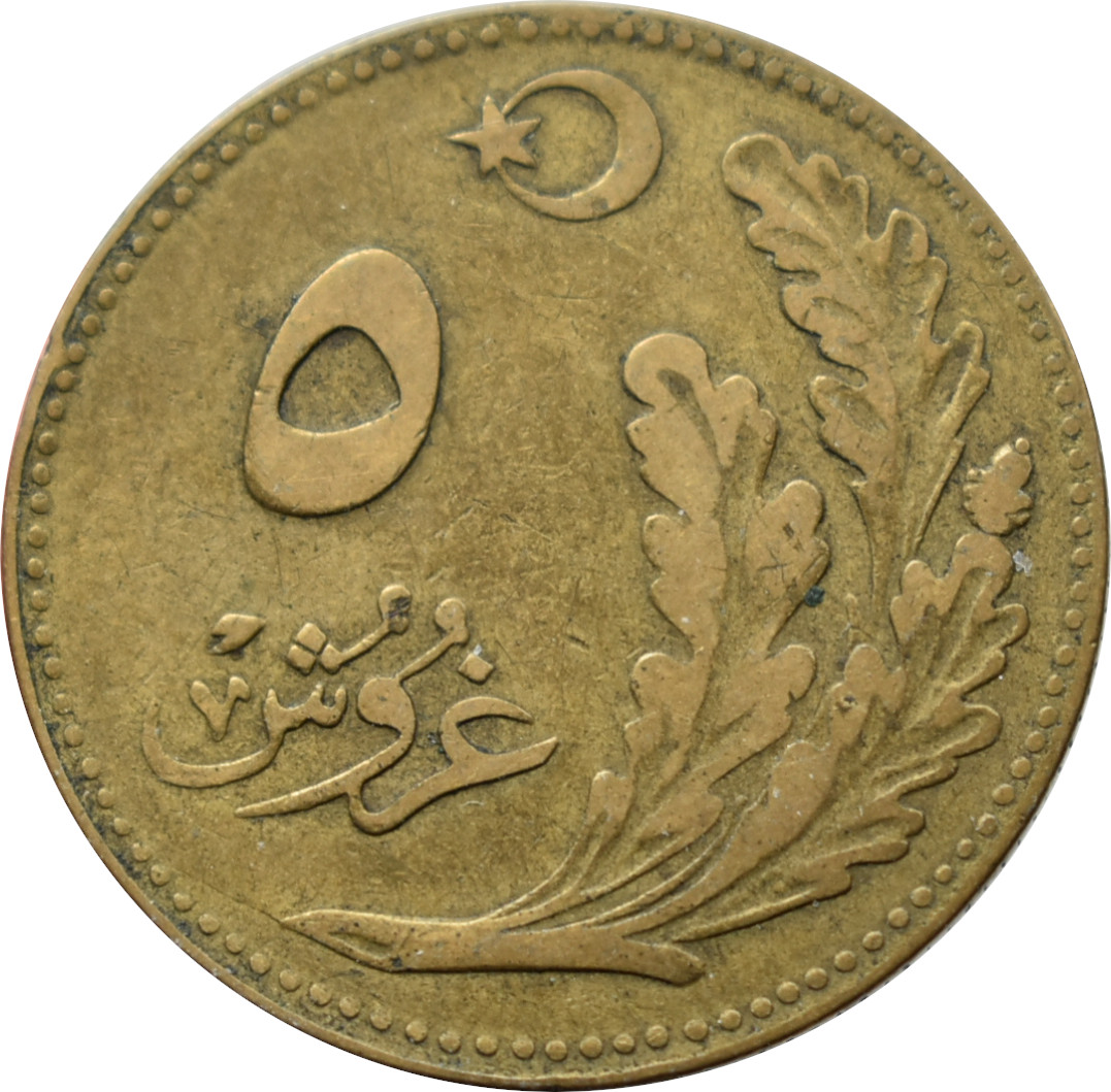 Turecko 5 Kurus 1926