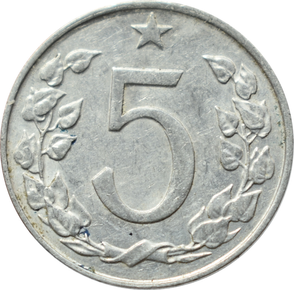 ČSSR 5 Halier 1967