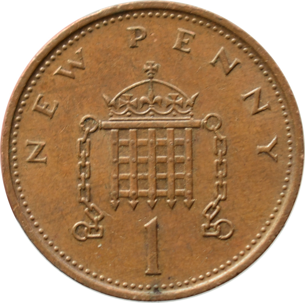 Anglicko 1 New Penny 1980