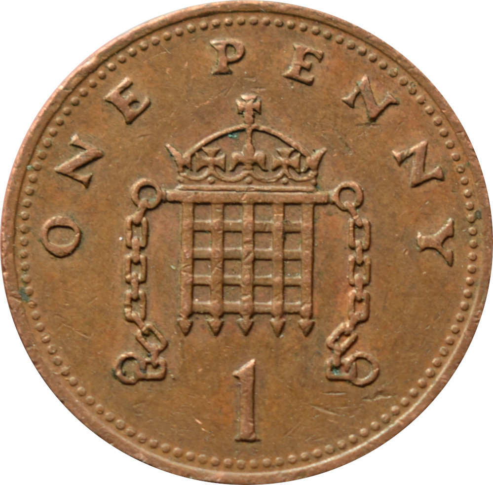 Anglicko 1 Penny 1990