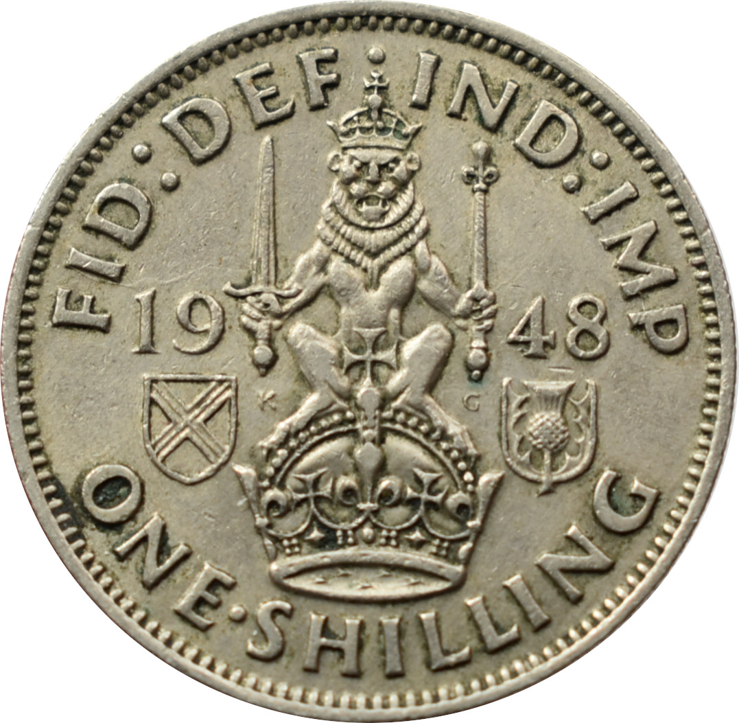 Anglicko 1 Shilling 1948