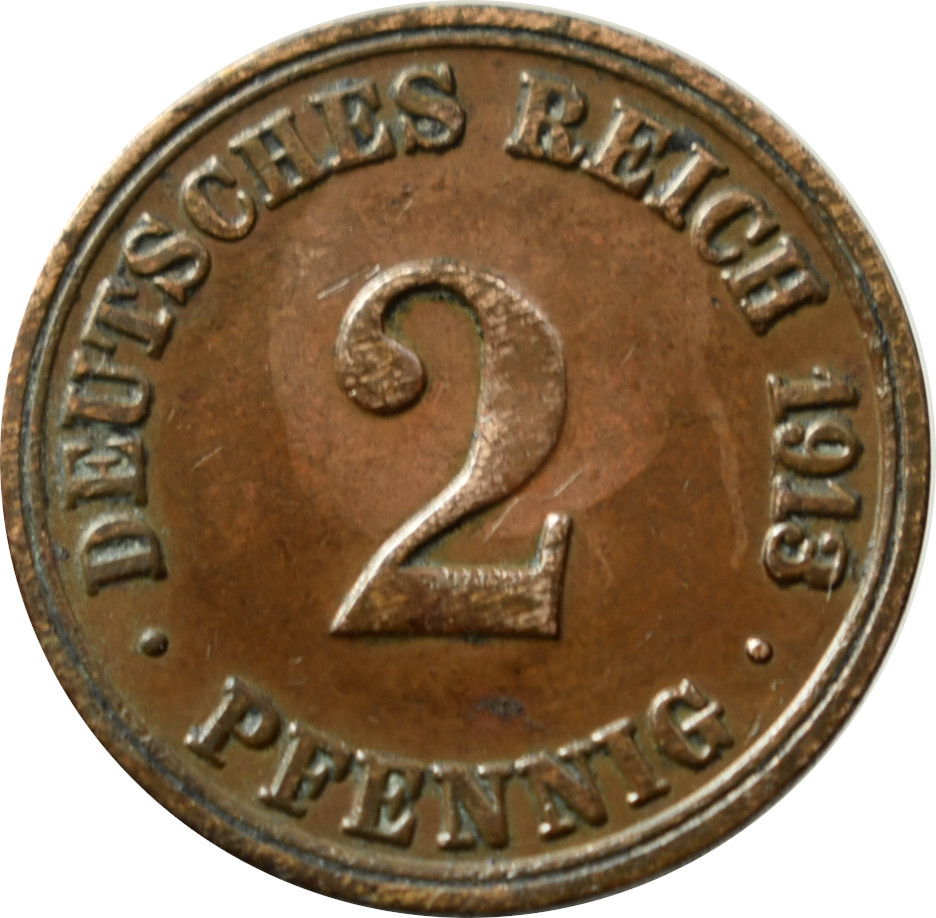 Nemecko - Nemecká ríša 2 Pfennig 1913 A