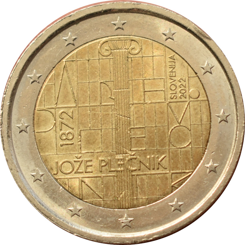 Slovinsko 2 Euro 2022