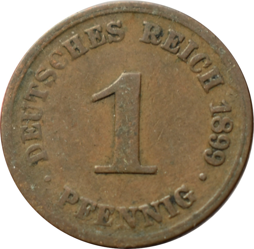 Nemecko - Nemecká ríša 1 Pfennig 1899 A
