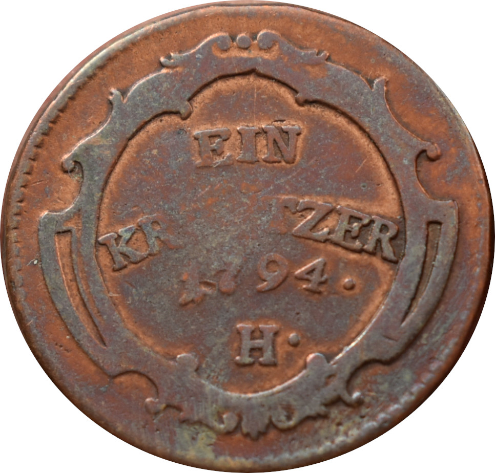František I. 1 Kreutzer 1794 H