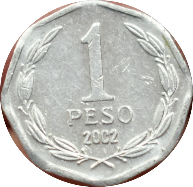 Čile 1 Peso 2002
