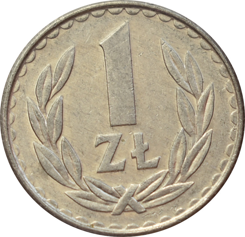 Poľsko 1 Zloty 1986