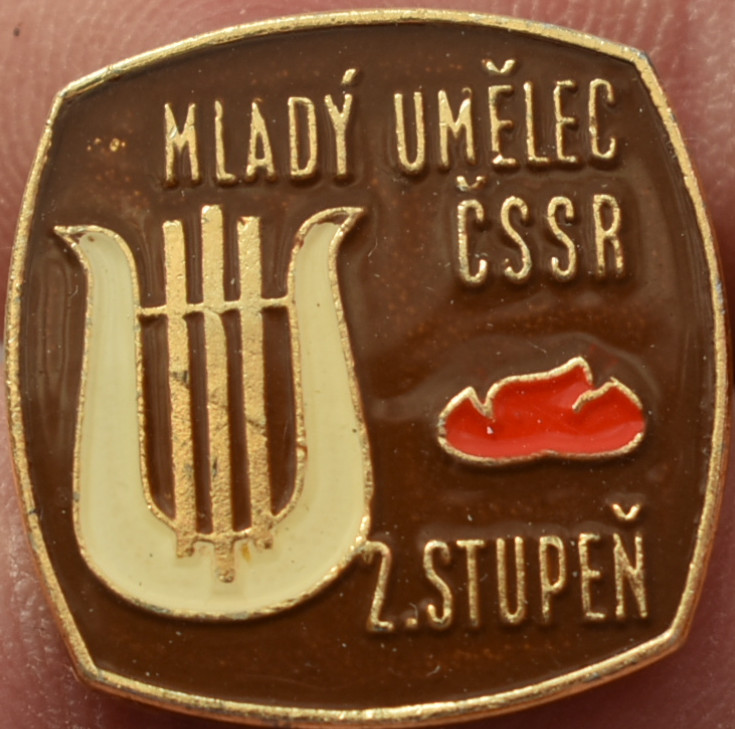 Odznak Mladý Umělec ČSSR 2. stupeň