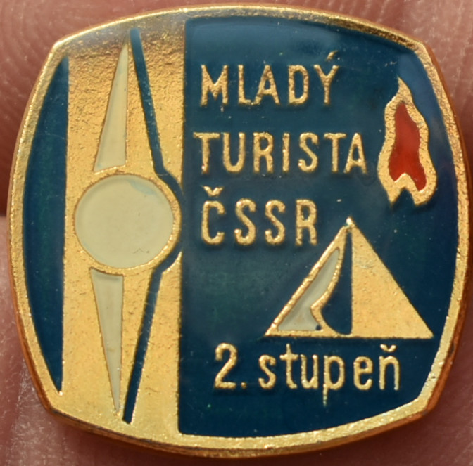 Odznak Mladý Turista ČSSR 2. stupeň