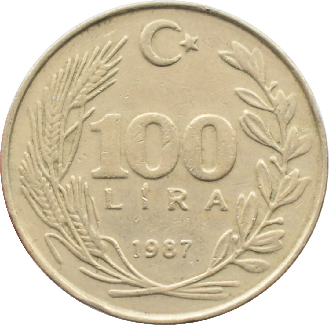 Turecko 100 Lira 1987