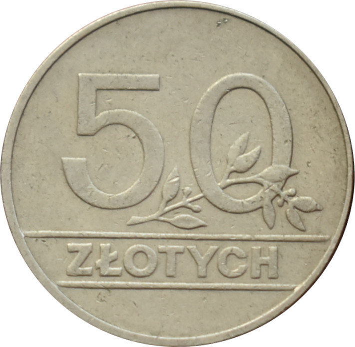 Poľsko 50 Zlotych 1990