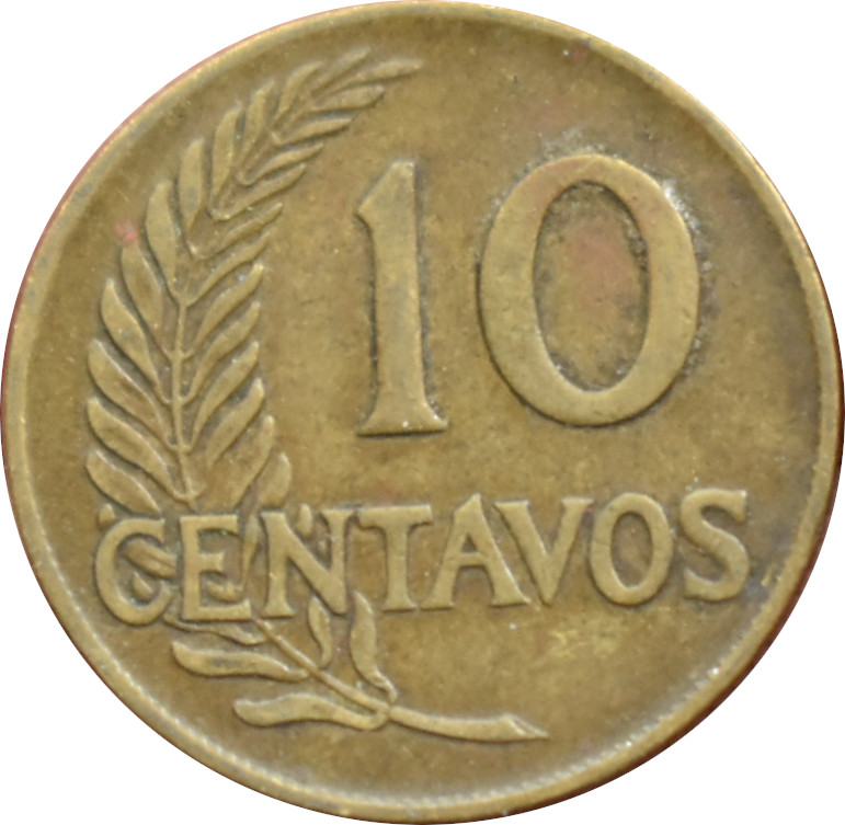 Peru 10 Centavos 1962