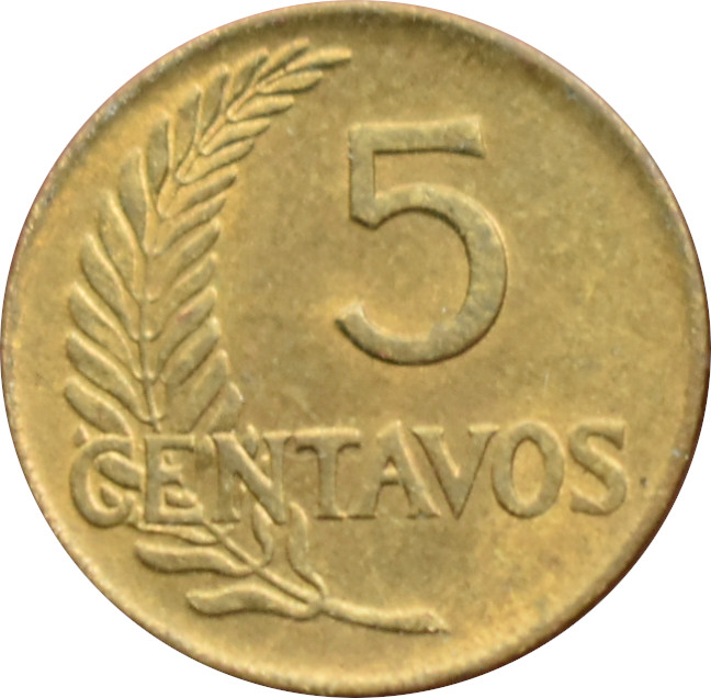 Peru 5 Centavos 1962
