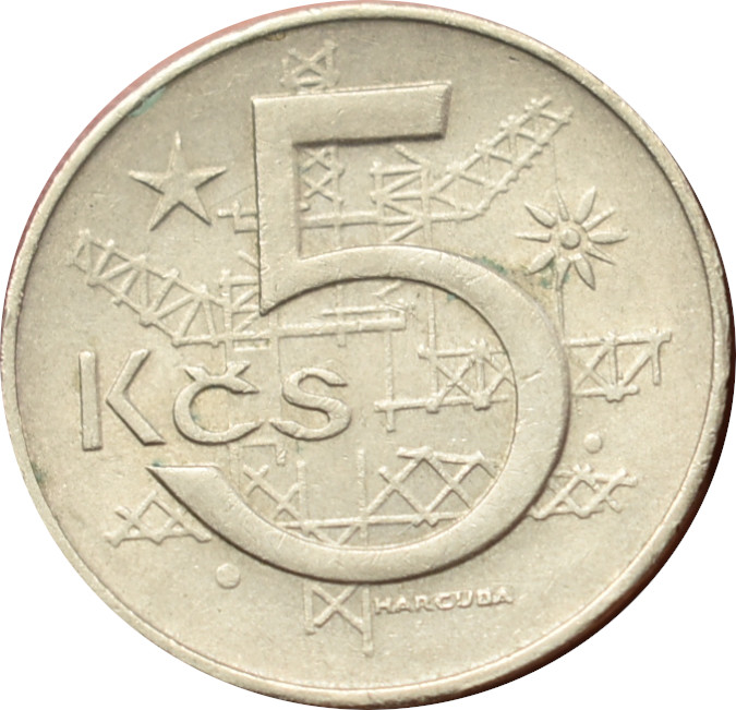 ČSSR 5 Kčs 1973
