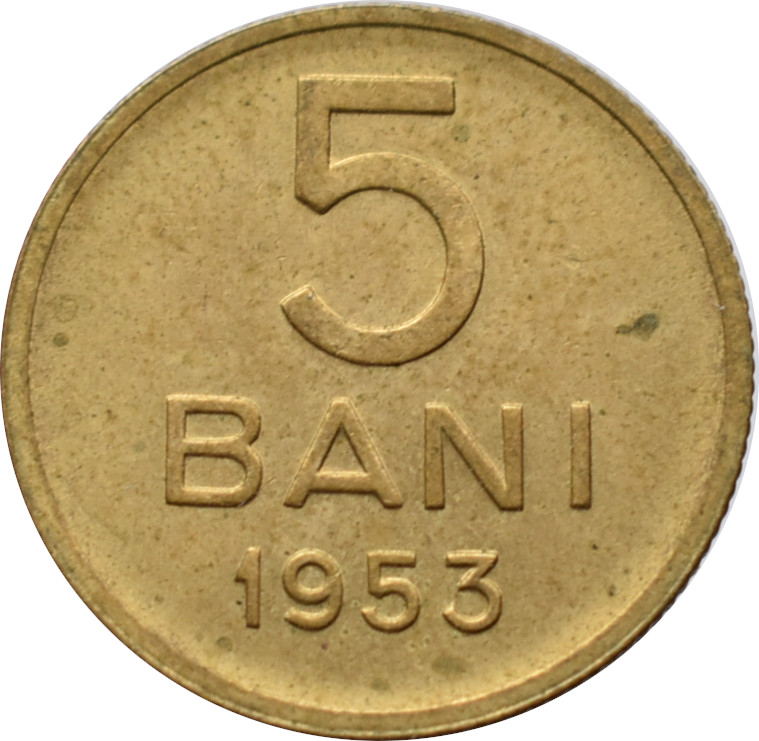 Rumunsko 5 Bani 1953