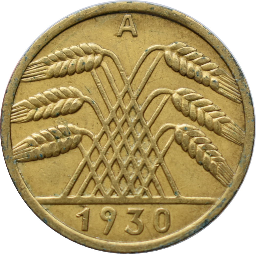 Nemecko - Weimarská republika 10 Reichspfennig 1930 A