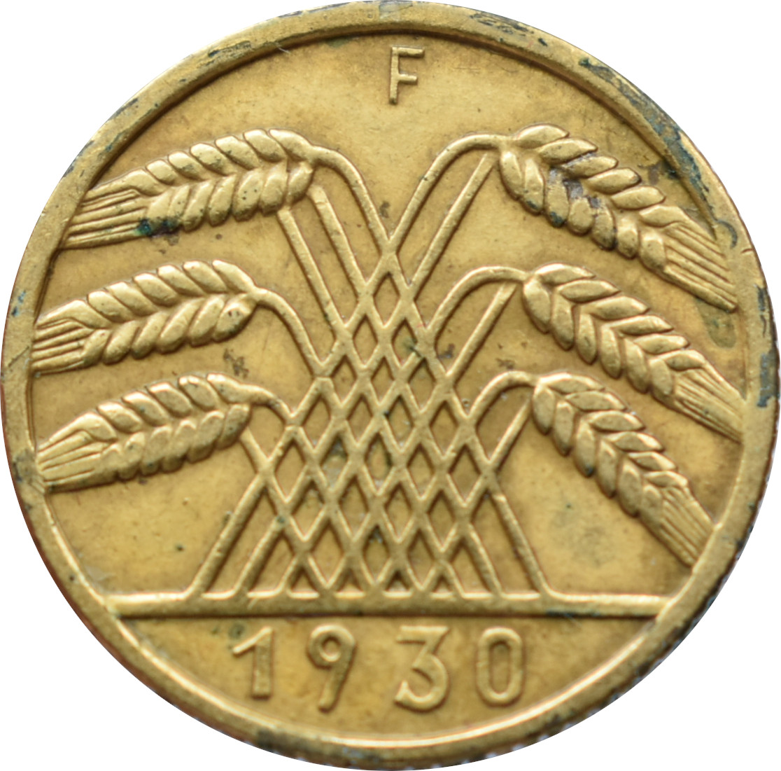 Nemecko - Weimarská republika 10 Reichspfennig 1930 F