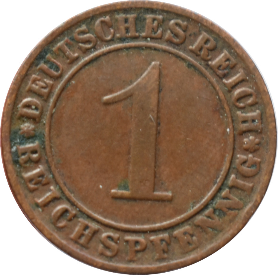 Nemecko - Weimarská republika 1 Reichspfennig 1935 G