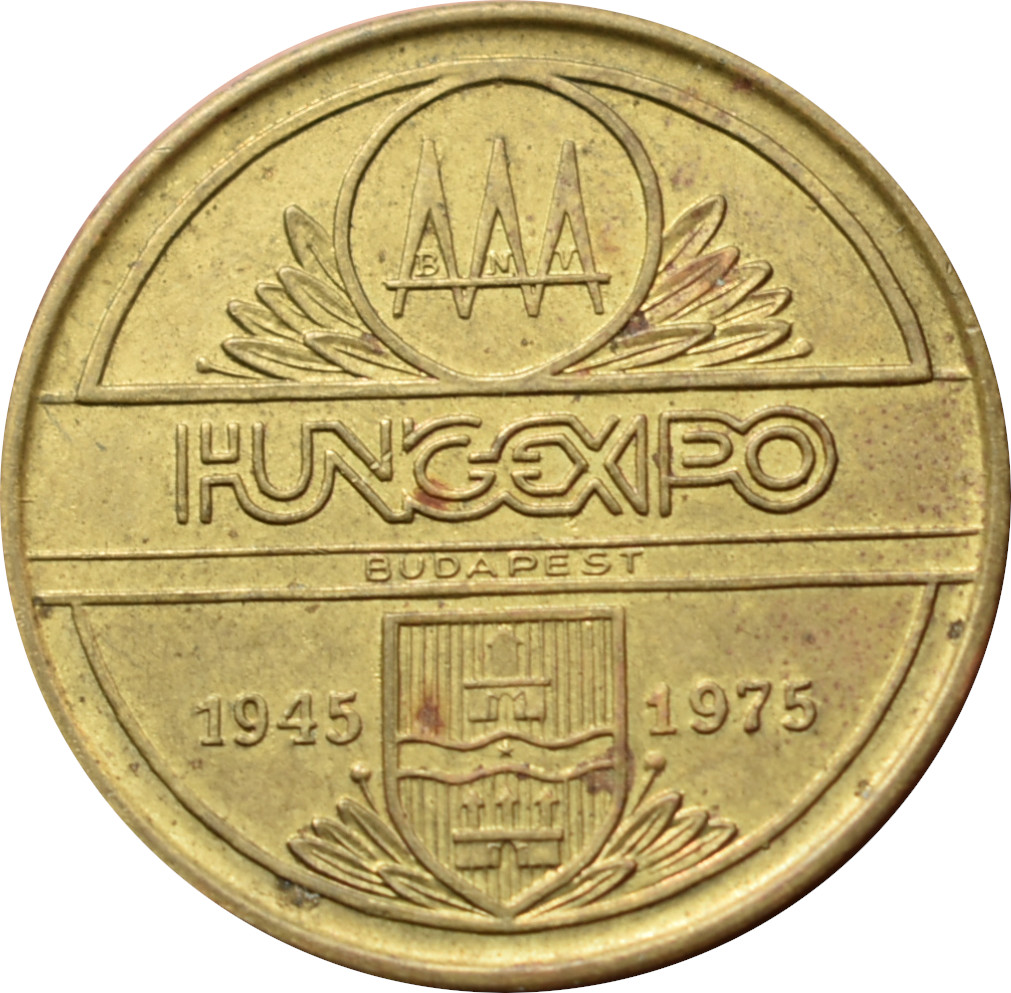 Maďarsko žetón HUNGEXPO Budapest 1975