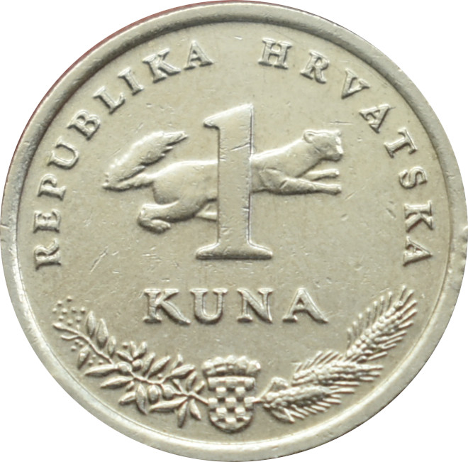 Chorvátsko 1 Kuna 2017