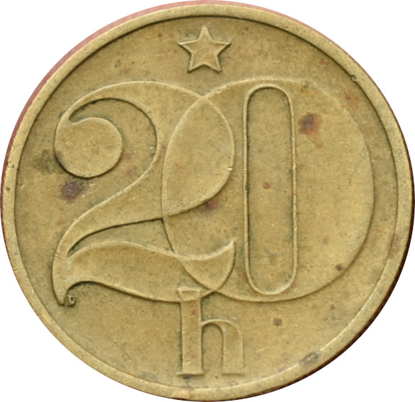 ČSSR 20 Halier 1981