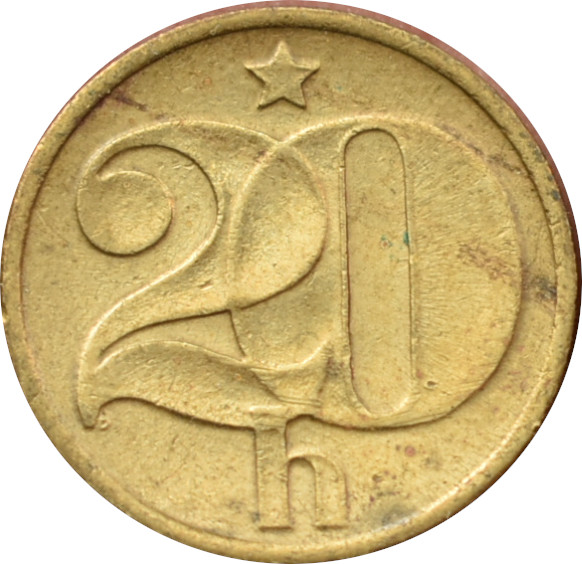 ČSSR 20 Halier 1977