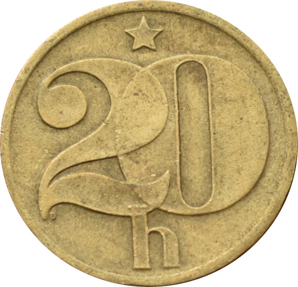 ČSSR 20 Halier 1980