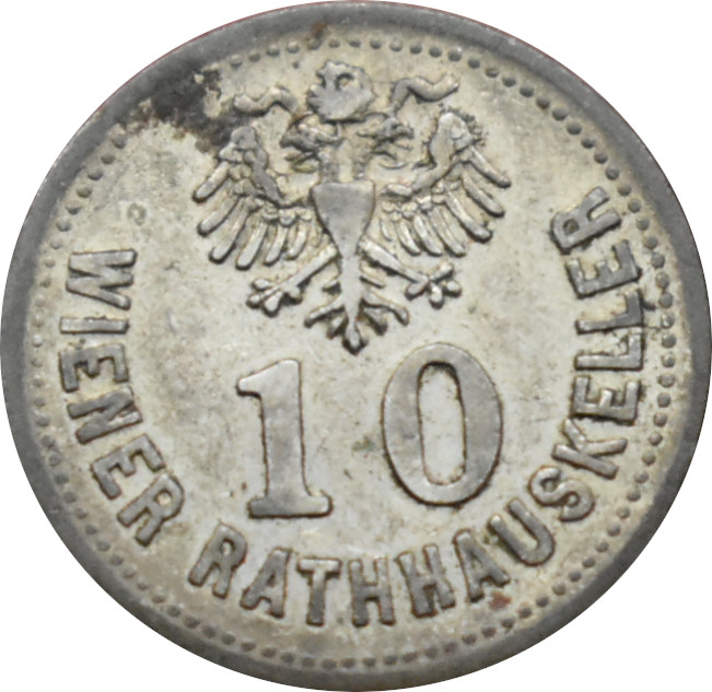 R.U.žeton 10 Wiener Rathauskeller