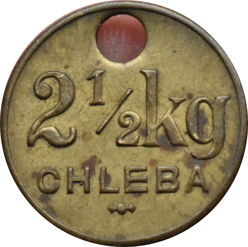 ČR známka 2 1/2 Kg Chleba Fr. Chmelík Mlýn Kostelec nad Černými Lesy