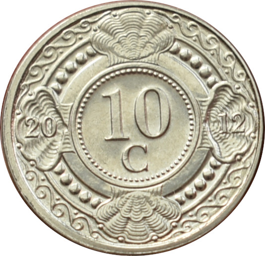 Holandské Antily 10 Cents 2012