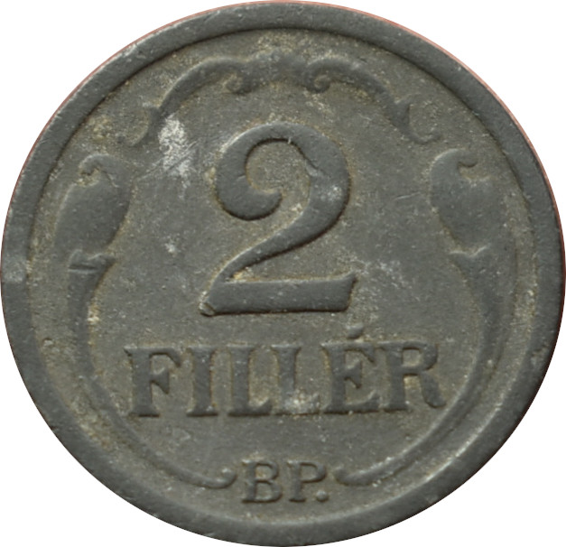 Maďarsko 2 Fillér 1943 BP.