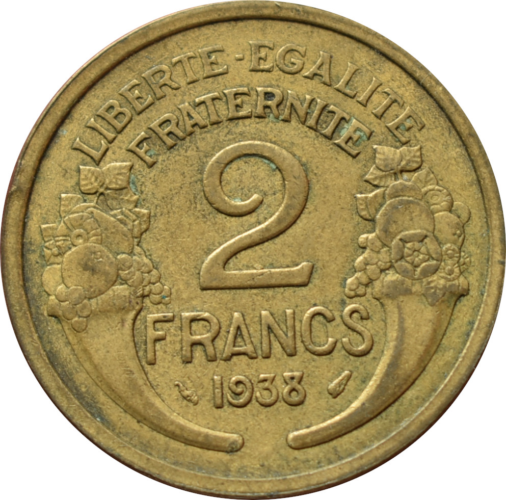 Francúzsko 2 Francs 1938