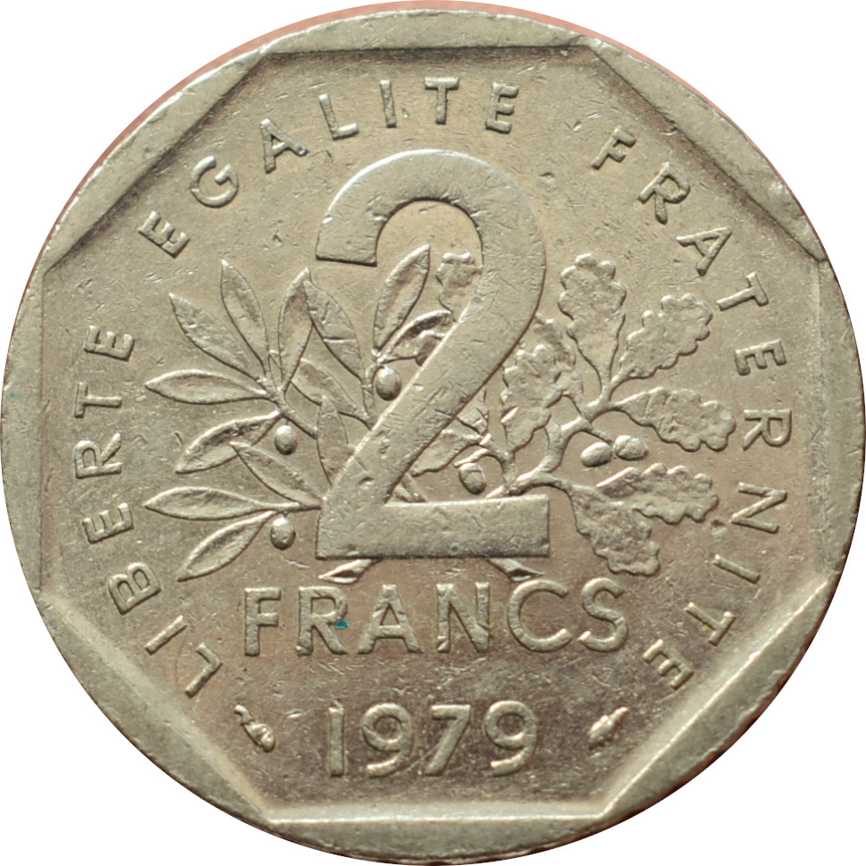 Francúzsko 2 Francs 1979