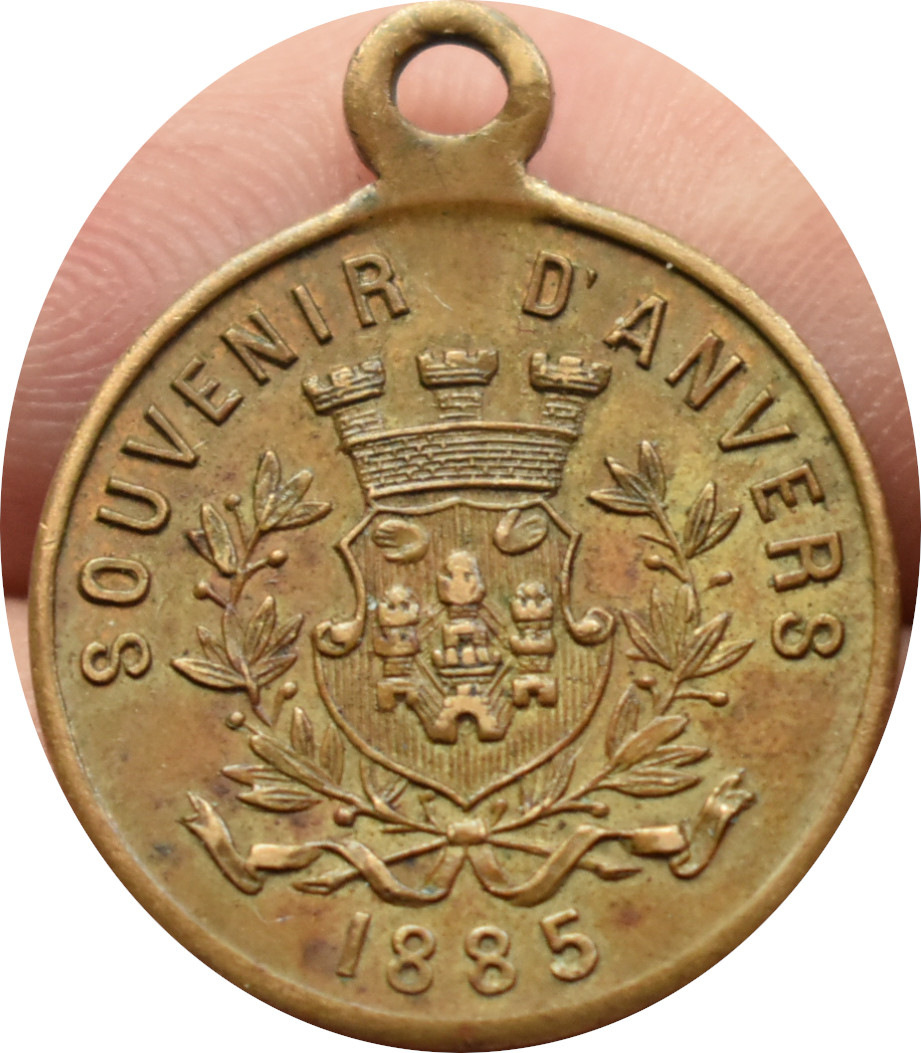 Belgicko medaila 1885