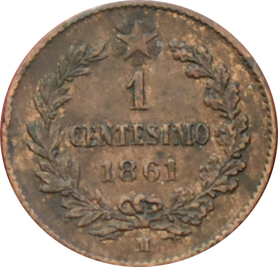 Taliansko 1 Centesimo 1861 M