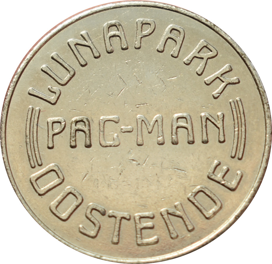 Belgicko žeton Lunapark PAC-MAN Oostende
